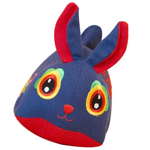 Toyvian Hasenpuppe aus Stoff Kuscheltier Hasen Kuscheltier Cuddly Bunny Rabbit Toys Frosch Zubehör bequemes Kinderspielzeug Stofftier Baumwoll- und Plüschmaterialien Blue von Toyvian