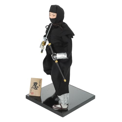 Toyvian Japanische Haushaltsgegenstände Ninja-Puppe Ninja-Puppen-Ornamente Ninja-Puppen Für Schlafzimmer Und Wohnzimmer von Toyvian