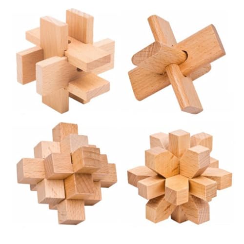 Toyvian Holz Lu Ban Puzzle Klassisches Intelligenzspielzeug aus Buchenholz Fördert Denkvermögen Geschicklichkeit und Hand Auge koordination für Ab Jahren und Erwachsene Toyvian Holz Lu Ban Puzzle Klassisches Intelligenzspielzeug aus Buchenholz Fördert Denkvermögen Geschicklichkeit und Hand Auge koordination für Ab Jahren und Erwachsene von Toyvian