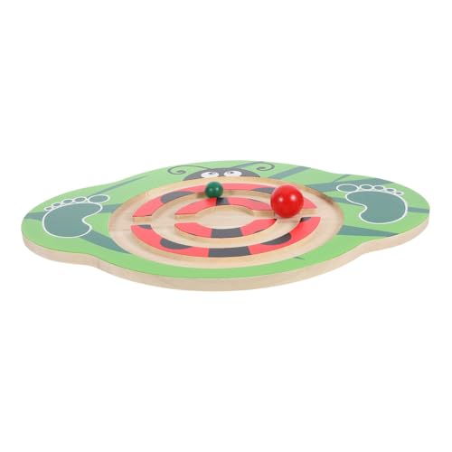Toyvian Holz Wackelbrett Balance Plate für Kleinkinder Robustes Gleichgewichtstraining Multifunktional für Drinnen und Draußen Pädagogisches Balancierspielzeug für Ausdauer und Motorik Toyvian Holz Wackelbrett Balance Plate für Kleinkinder Robustes Gleichgewichtstraining Multifunktional für Drinnen und Draußen Pädagogisches Balancierspielzeug für Ausdauer und Motorik von Toyvian