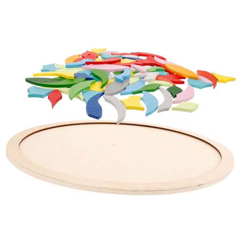 Toyvian Holzpuzzle Geometrische Formen Bunte Bausteine Kreatives Lernspielzeug für Ab Jahren Logik Farbenverständnis und Fantasieentwicklung Toyvian Holzpuzzle Geometrische Formen Bunte Bausteine Kreatives Lernspielzeug für Ab Jahren Logik Farbenverständnis und Fantasieentwicklung von Toyvian