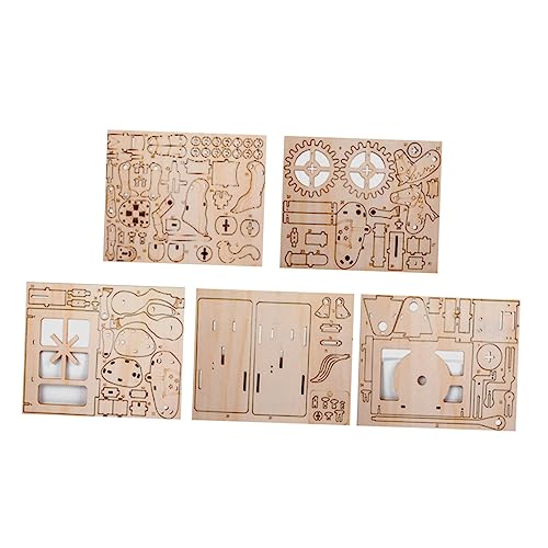 Toyvian Holzpuzzle Handgemachtes Kunsthandwerk Für Erwachsene Handgemachtes Puzzle-Handwerk Versammlungsritterschmuck 3D-Puzzle Für Erwachsene Dekoratives Puzzle 3D-rätsel Hölzern Khaki von Toyvian