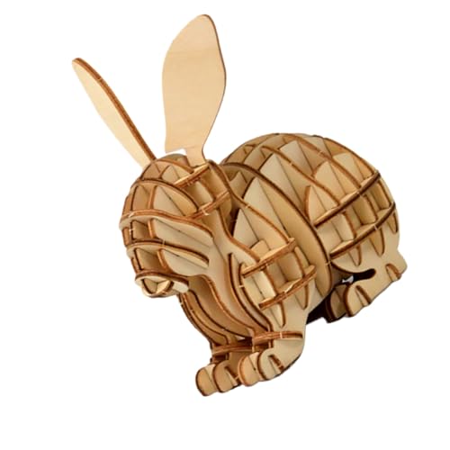 Toyvian Holzpuzzle Kaninchen für Handgefertigtes DIY Holzspielzeug Pädagogisches Puzzle Hand Auge koordination Glatte Oberfläche Geschenk für Jungen und Mädchen Toyvian Holzpuzzle Kaninchen für Handgefertigtes DIY Holzspielzeug Pädagogisches Puzzle Hand Auge koordination Glatte Oberfläche Geschenk für Jungen und Mädchen von Toyvian