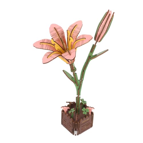 Toyvian Holzpuzzle Lilie DIY Bausatz für Erwachsene und Präzise Geschnitztes Blumenmodell Kreatives Bastelset für Botanische Dekoration und Geschenkideen zu Geburtstag und Weihnachten Toyvian Holzpuzzle Lilie DIY Bausatz für Erwachsene und Präzise Geschnitztes Blumenmodell Kreatives Bastelset für Botanische Dekoration und Geschenkideen zu Geburtstag und Weihnachten von Toyvian
