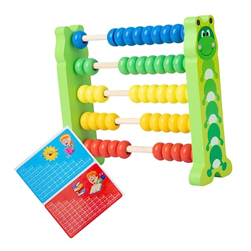 Toyvian Holzrechenbrett Mit 5 Reihen Buntes Abacus Lernspielzeug Für Vorschulkinder Pädagogisches Zur Von Rechenfähigkeiten Für Jungen Und ädchen von Toyvian