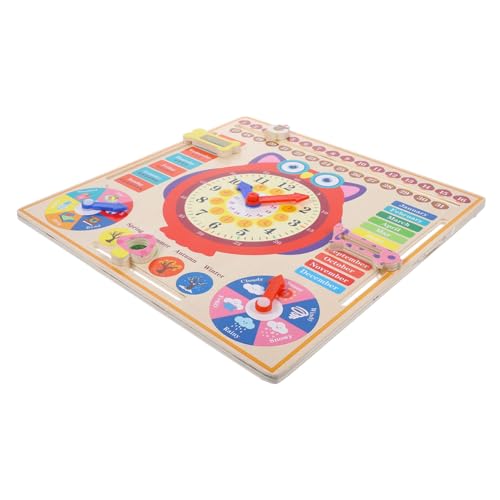 Toyvian Holzspieluhr Katze Eule Lernuhr Lernspielzeug Lernhilfe und Wettererkennung Pädagogisches Holzspielzeug für Vorschulkinder und Kommunikation Toyvian Holzspieluhr Katze Eule Lernuhr Lernspielzeug Lernhilfe und Wettererkennung Pädagogisches Holzspielzeug für Vorschulkinder und Kommunikation von Toyvian