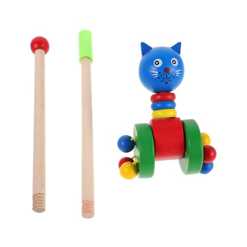 Toyvian Holzspielzeug Lauflernhilfe mit Cartoon Tierdesign Multifunktionaler Schiebewagen für Kleinkinder Fördert Motorische und Kognitive Entwicklung Leicht und Tragbar Toyvian Holzspielzeug Lauflernhilfe mit Cartoon Tierdesign Multifunktionaler Schiebewagen für Kleinkinder Fördert Motorische und Kognitive Entwicklung Leicht und Tragbar von Toyvian