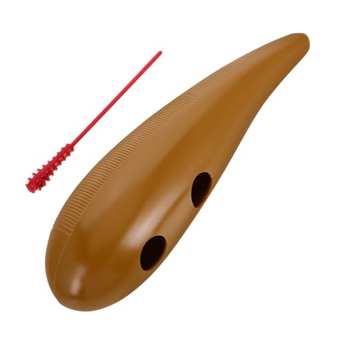 Toyvian Hupen Guiro-Musikinstrument Zubehör Für Musikinstrumente Froschinstrument Aus Holz Frosch-Instrument Schlagzeug Frosch Geräuschmacher Waschbrettinstrument Light Brown Plastik von Toyvian