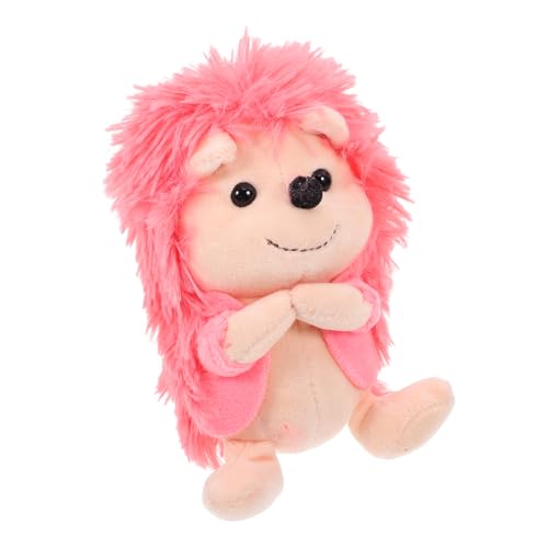 Toyvian Igel Schlüssel anhänger Mini-Kuscheltier-Schlüsselanhänger Igel Liner Igel-Ornament Hamster ausgestopfter Igel schmücken Rucksack-Schlüsselanhänger-Ornament PP Baumwolle Rosa von Toyvian