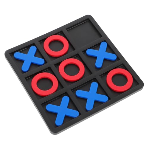 Toyvian Interaktives Toe Holzspiel mit Roten O und Blauen X Kindgerechtes Lernspielzeug Tragbares Schachbrett Spiel für Kinderzimmer Fördert Frühkindliche Bildung und Geschicklichkeit Toyvian Interaktives Toe Holzspiel mit Roten O und Blauen X Kindgerechtes Lernspielzeug Tragbares Schachbrett Spiel für Kinderzimmer Fördert Frühkindliche Bildung und Geschicklichkeit von Toyvian