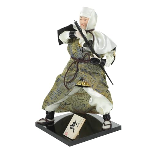 Toyvian Japanische X Figuren Robenpuppe Zur Einweihungsfeier Figurin Girl Ninja Statue Ninja Actionfigur Cartoon Einhorn Habi Kit Asiatischer Ornamente von Toyvian