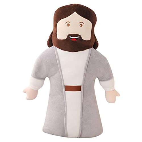 Toyvian Jesus- Jesus-Wurfkissen Jesus-Actionfigur-Spielzeug für die Couch Bettkissen Schlafzimmer-Jesus-Puppe Jesus Plüsch Haushalt Kopfkissen Marionette Plüschtier Kind von Toyvian