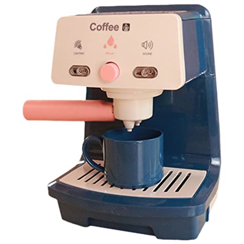 Toyvian Kinder-Espressomaschine-Spielzeug Kinderküche Die So Würde Eine Kaffeemaschine Spielen Mit Realistischem Licht Geräuschen Für Jungen Mädchen Die Küchengeräte, 18x13CM, 6619V08382ED von Toyvian