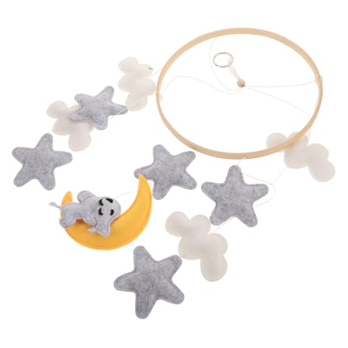 Toyvian Kinderbettbehänge Spielzeug Krippen Mobile Schaf Dusche Dekoration Mobile Für Montessori Mobile Mobile Für Krippe Mobiles Für Babys Elefant Für Kinderzimmer Stoff von Toyvian