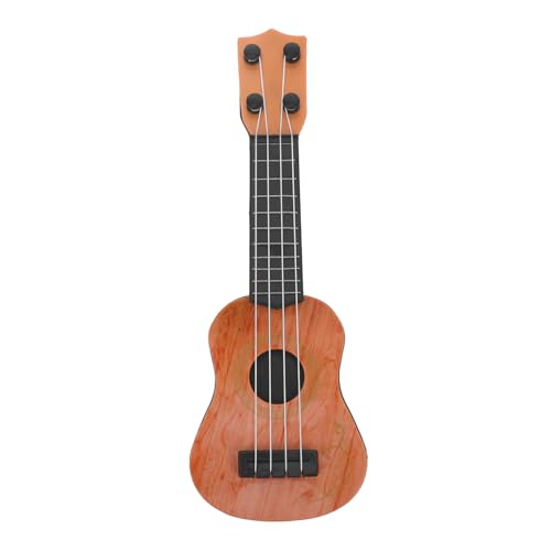 Toyvian Kindergitarrenspielzeug Pädagogisches Instrumentenspielzeug Gitarrenlernspielzeug Kinderinstrumentenspielzeug Kindermusikspielzeug Ukulele Musikukulele von Toyvian