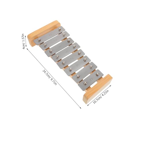 Toyvian Kinderklavier aus Aluminium Schlagzeug-Xylophon Musikspielzeug für Musikinstrumente Percussion Musical Instrument Xylophon Babyspielzeug Kindermusikinstrumente Kunststoff Khaki Toyvian Kinderklavier aus Aluminium Schlagzeug-Xylophon Musikspielzeug für Musikinstrumente Percussion Musical Instrument Xylophon Babyspielzeug Kindermusikinstrumente Kunststoff Khaki von Toyvian