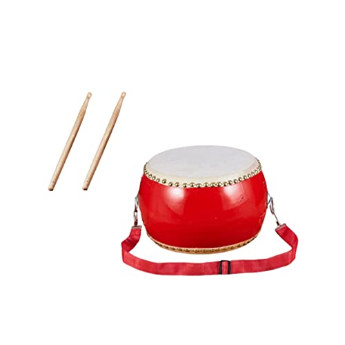 Toyvian Kindertrommel Trommelmaschine Mit Ihrem Rhythmusstab Babytrommel Bongos Trommel Übungspad Trommelpad Instrument Trommelstöcke Trommelstöcke Schlagzeug Percussion Kindertrommel Log von Toyvian