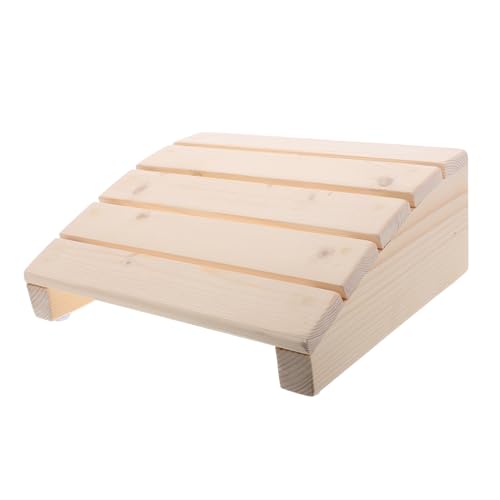 Toyvian Klavierhocker für Klavier Fußstütze Klavierhocker Stabiler Klavierhocker Klavier Hocker Holz Küchenhocker für Kleinkinder Kleinkindhocker für Badezimmer hölzern Beige von Toyvian