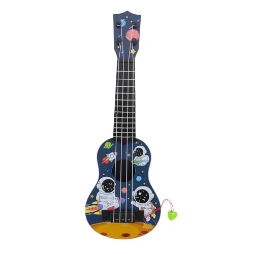 Toyvian Kleine Gitarre Im Chinesischen Stil Gitarren Ukulele Für Jungen Ukulele Weltraum Ukulele Luft Und Raumfahrt Ukulele Früherziehungs Ukulele Mini Gitarre Gitarre Für von Toyvian