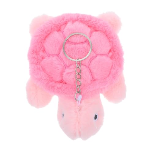 Toyvian Kleiner Schildkröten Anhänger Rucksack Hängende Schildkröte Kuscheltier Schlüsselanhänger Schildkröte Schlüsselanhänger Gefüllte Schildkröte Schmücken Plüsch Rosa von Toyvian