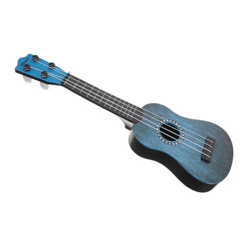 Toyvian Kleinkind-Ukulele Spielzeug-Ukulele Ukulele-Spielzeug Für Kinder Kleinkind Gitarre Kinder Gitarre Gitarrenspielzeug Für Kleinkinder Musikspielzeug Für Kindergitarre Blue Plastik von Toyvian