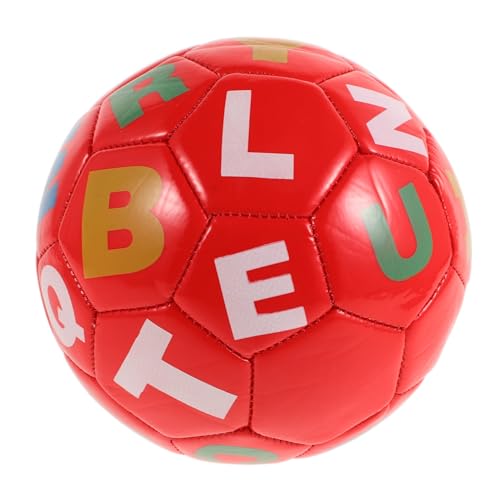 Toyvian Kleinkind-fußball, Fußballspielzeug Für Kinder, Aufblasbarer Fußball Mit Alphabet, Mini-aufblasbarer Fußball Für Babys, Weicher Fußball Zum Spielen Im Innen- Und Außenbereich von Toyvian