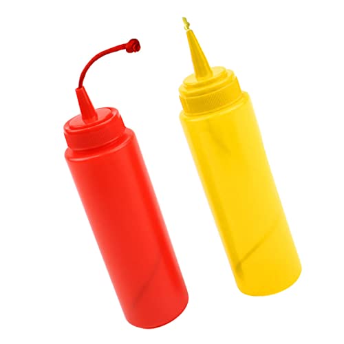 Toyvian Knebelgeschenke 2Pcs Fake Senf Streich Ketchup Flasche Streich Und Ketchup- Flasche Streich Ketchup Flasche Squirt von Toyvian