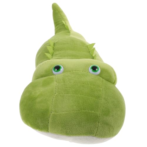 Toyvian Kopfkissen Kuscheltier Animal Toys Niedliches Stofftier qridor Fun Toy Krokodil Puppe Kinderpuppe Krokodil Kind Krokodilpuppe Puppe Krokodil für Kind Plüsch Green von Toyvian