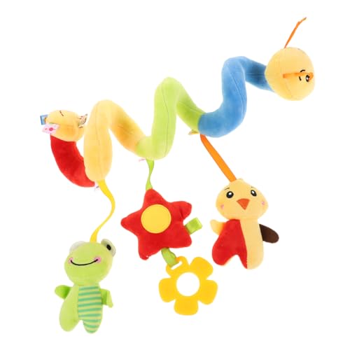 Toyvian Krippe Herum Babyspielzeug 0-3 Monate Kinderwagen Rasseln Für Babys Kinderwagenspielzeug Für Babys Von 0-6 Monaten Spielzeug Mit Klingelnder Glocke Mädchen-babyspielzeug Baumwolle von Toyvian