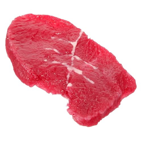 Toyvian Künstliches Steak Modell Kleine Steakscheibe Dekorative Simulation Leichtes Deko Fleisch Requisite für Zuhause Küche Restaurant Fotografie Toyvian Künstliches Steak Modell Kleine Steakscheibe Dekorative Simulation Leichtes Deko Fleisch Requisite für Zuhause Küche Restaurant Fotografie von Toyvian