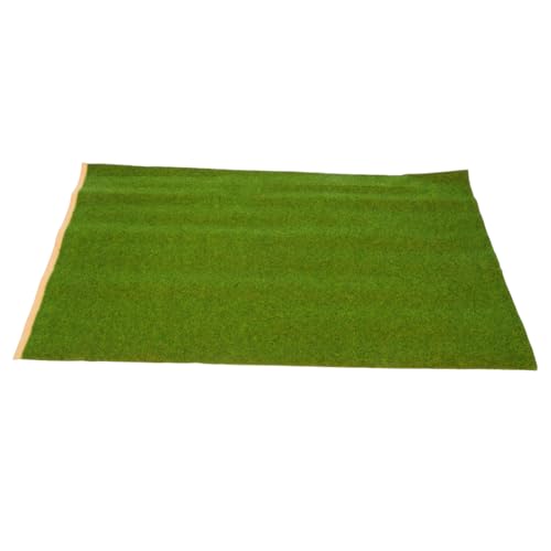 Toyvian Kunstrasen Künstliche Grasmatten Modellbau Gras DIY Grasmatte Garten Modell Gras Rasen für Modelle Outdoor-Teppiche Rasenteppich Grasteppich Nylon-Rasenpapier Light Green von Toyvian