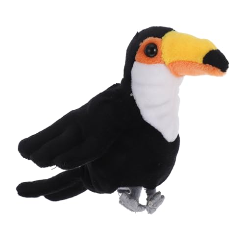 Toyvian Kuscheliger Vogel Fingerpuppen Für Plüsch Tier Handpuppe Für Geschichtenerzählen Und Kreatives Spiel Für Kleinkinder Und Junge Mädchen Toucan von Toyvian