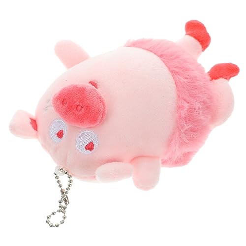 Toyvian Kuscheliges üsch Schweinchen Anhänger üßes Pinkes Stofftier Für Taschen Und Rucksäcke Ideal Als Oder Dekoration von Toyvian