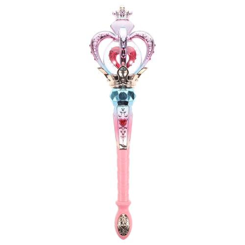 Toyvian Leuchtende Prinzessinnenstäbe Mit Glitzernden Led-Musikköniginnenstäben Für Kinder Mädchen Cosplay-Prinzessin-Accessoires von Toyvian