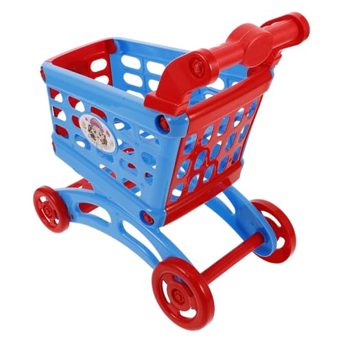 Toyvian Mini-Einkaufswagen Für Kinder Spielzeugwagen Trolley Für Obst Spielzeugsimulation Einkaufswagen Spielzeug Vorgetäuschtes Spielzeug von Toyvian