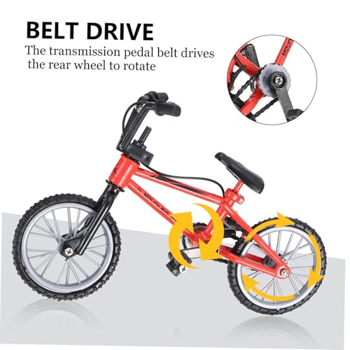 Toyvian Mini Finger Mountainbike Bewegliche Pedale und Räder Robustes Desktop Bike Modell Simulation Rennrad Ornament für Jungen und Mädchen Kinderspielzeug und Geschenk Toyvian Mini Finger Mountainbike Bewegliche Pedale und Räder Robustes Desktop Bike Modell Simulation Rennrad Ornament für Jungen und Mädchen Kinderspielzeug und Geschenk von Toyvian