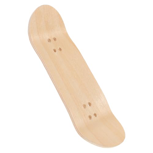 Toyvian Mini-Finger-Skateboard DIY Unvollendetes Holzdeck Handboard Schildkröten-Skateboard-Spielzeug Mini-Finger-Spielzeug Outdoor-Spiel Sport Training Requisiten Partyzubehör 10 X 3 cm. von Toyvian