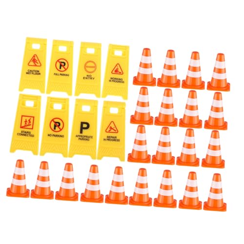 Toyvian Mini-verkehrskegel Junge Mädchen Mit Abnehmbaren Verkehrsschildern Und Kegeln Hergestellt Aus Sicheren Kunststoffmaterialien Für Rollenspiele Und Lernen Von Verkehrsregeln Toyvian Mini-verkehrskegel Junge Mädchen Mit Abnehmbaren Verkehrsschildern Und Kegeln Hergestellt Aus Sicheren Kunststoffmaterialien Für Rollenspiele Und Lernen Von Verkehrsregeln von Toyvian