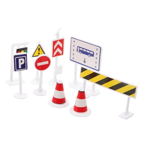 Toyvian Mini Verkehrszeichen Spielset für Kunststoff Straßenverkehrszeichen Modellspielzeug Lehrreiches Verkehrsschild Lernspielzeug für Kindergarten und Indoor Outdoor Spiel Robust und Toyvian Mini Verkehrszeichen Spielset für Kunststoff Straßenverkehrszeichen Modellspielzeug Lehrreiches Verkehrsschild Lernspielzeug für Kindergarten und Indoor Outdoor Spiel Robust und von Toyvian