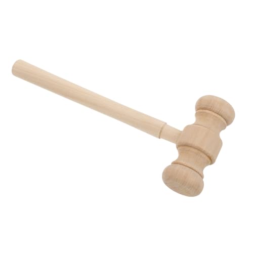 Toyvian Mini-holzhammer Für Kinder, Richterhammer, Spielzeug Für Kinder, Rollenspielhammer, Anwalt, Dekoration, Halloween-kostüm-zubehör, Massivholzhammer Zum Zerschlagen Von Kuchen Und von Toyvian