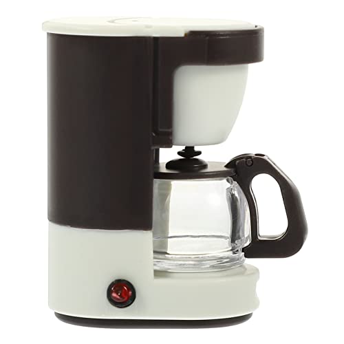 Toyvian Miniatur-Kaffee Maschine Mini-kaffeemaschinen-Modell Miniaturen-puppenhauszubehör Spielzeug Für Babypuppen Mädchen Spielzeug Küche Mini-Mixer Kleinkind Plastik Essen Spielen Tasche von Toyvian