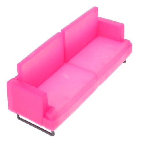 Toyvian Miniatur Puppenhaus Sofa Pinke Prinzessin Couch Detailreiches Puppenhaus Möbel für Wohnzimmer Dekoration Kunststoff Sitzbank Zubehör Toyvian Miniatur Puppenhaus Sofa Pinke Prinzessin Couch Detailreiches Puppenhaus Möbel für Wohnzimmer Dekoration Kunststoff Sitzbank Zubehör von Toyvian