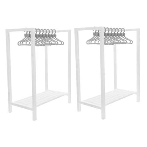 Toyvian Miniatur Puppenkleiderständer mit Kleiderbügeln Realistischer Puppenhaus Wäschetrockner Langlebiges Leichtes Zubehör für Kreatives Rollenspiel und Outfit Organisation Toyvian Miniatur Puppenkleiderständer mit Kleiderbügeln Realistischer Puppenhaus Wäschetrockner Langlebiges Leichtes Zubehör für Kreatives Rollenspiel und Outfit Organisation von Toyvian