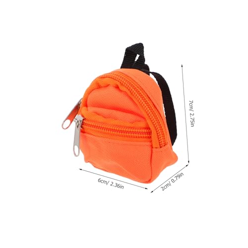 Toyvian Miniatur Puppenrucksack Orangener Mini Rucksack für Puppenhaus Dekoration Realistisches Mini Schulranzen Modell als Fotorequisite und Miniatur Spielzeugaccessoire Toyvian Miniatur Puppenrucksack Orangener Mini Rucksack für Puppenhaus Dekoration Realistisches Mini Schulranzen Modell als Fotorequisite und Miniatur Spielzeugaccessoire von Toyvian