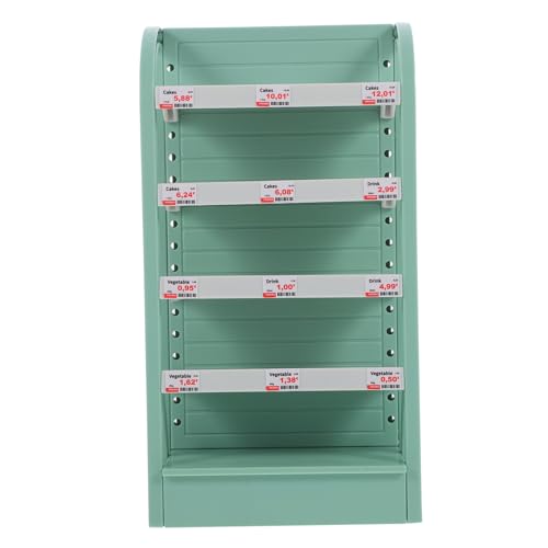 Toyvian Miniatur Supermarkt Regale Mehrschichtiges Aufbewahrungsmöbel für Puppenhaus Lebensmittel Aufbewahrungsschrank Rollenspiel Zubehör Grün Toyvian Miniatur Supermarkt Regale Mehrschichtiges Aufbewahrungsmöbel für Puppenhaus Lebensmittel Aufbewahrungsschrank Rollenspiel Zubehör Grün von Toyvian