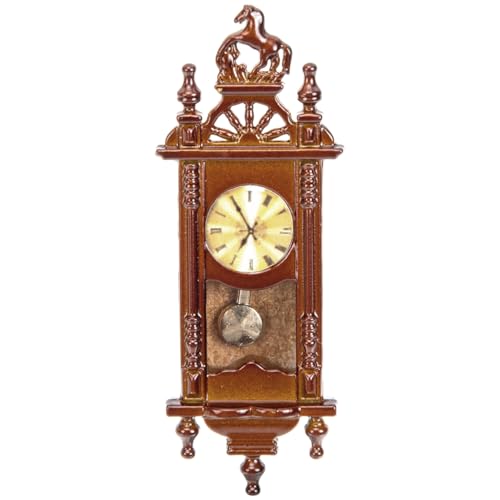Toyvian Miniatur Vintage Römische Uhr Puppenhaus Miniatur Puppenhaus Mini-Uhren Mini-Wanduhr kinderzimmer Uhr für Toys Puppenmöbel Puppenhausmöbel Metall Brown Toyvian Miniatur Vintage Römische Uhr Puppenhaus Miniatur Puppenhaus Mini-Uhren Mini-Wanduhr kinderzimmer Uhr für Toys Puppenmöbel Puppenhausmöbel Metall Brown von Toyvian