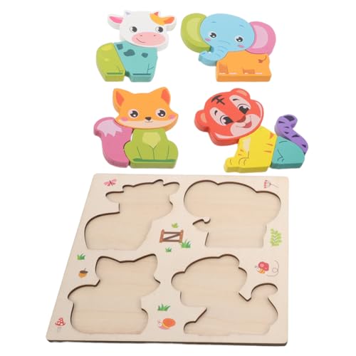 Toyvian Holzpuzzle Zum Sortieren Von Tierformen Montessori-formsortierer Für Kleinkinder Lernpuzzlespielzeug Feinmotorik Und Kognitiven Entwicklung Toyvian Holzpuzzle Zum Sortieren Von Tierformen Montessori-formsortierer Für Kleinkinder Lernpuzzlespielzeug Feinmotorik Und Kognitiven Entwicklung von Toyvian