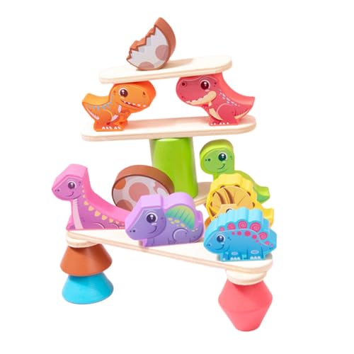 Toyvian Multifunktionales Holzspielzeug Dinosaurier Balance Stapelspiel Lernspielzeug für Geschicklichkeit Hand Auge Koordination und Sozialer Interaktion Toyvian Multifunktionales Holzspielzeug Dinosaurier Balance Stapelspiel Lernspielzeug für Geschicklichkeit Hand Auge Koordination und Sozialer Interaktion von Toyvian