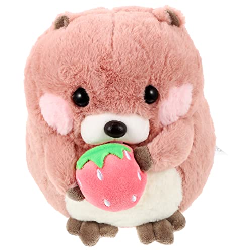 Toyvian Murmeltier-Puppe Plüsch Murmeltier Stofftier Kuscheltier Plüschtier Süße Kissenpuppe Punxsutawney Phil Plüsch-Bobac-Puppe Ostern Kuscheltier Niedlich Pp Baumwolle Kind Erdhörnchen von Toyvian