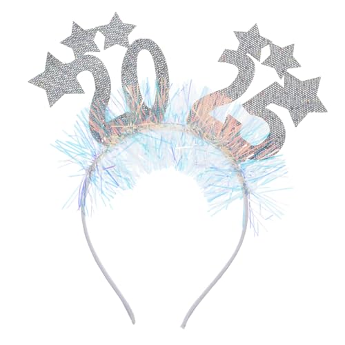 Toyvian Neujahrs Stirnband mit Schimmernden Sternen Leichtes Party Haarschmuck für Erwachsene Formbeständiger Haarreif für Silvester und Festivalkleider Toyvian Neujahrs Stirnband mit Schimmernden Sternen Leichtes Party Haarschmuck für Erwachsene Formbeständiger Haarreif für Silvester und Festivalkleider von Toyvian